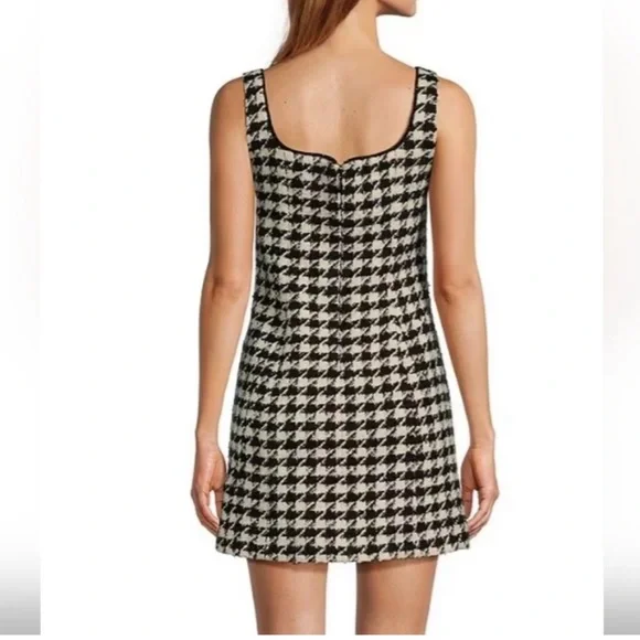 NWT Antonio Melani Wool Blend Houndstooth Dress - Picture 3 of 8